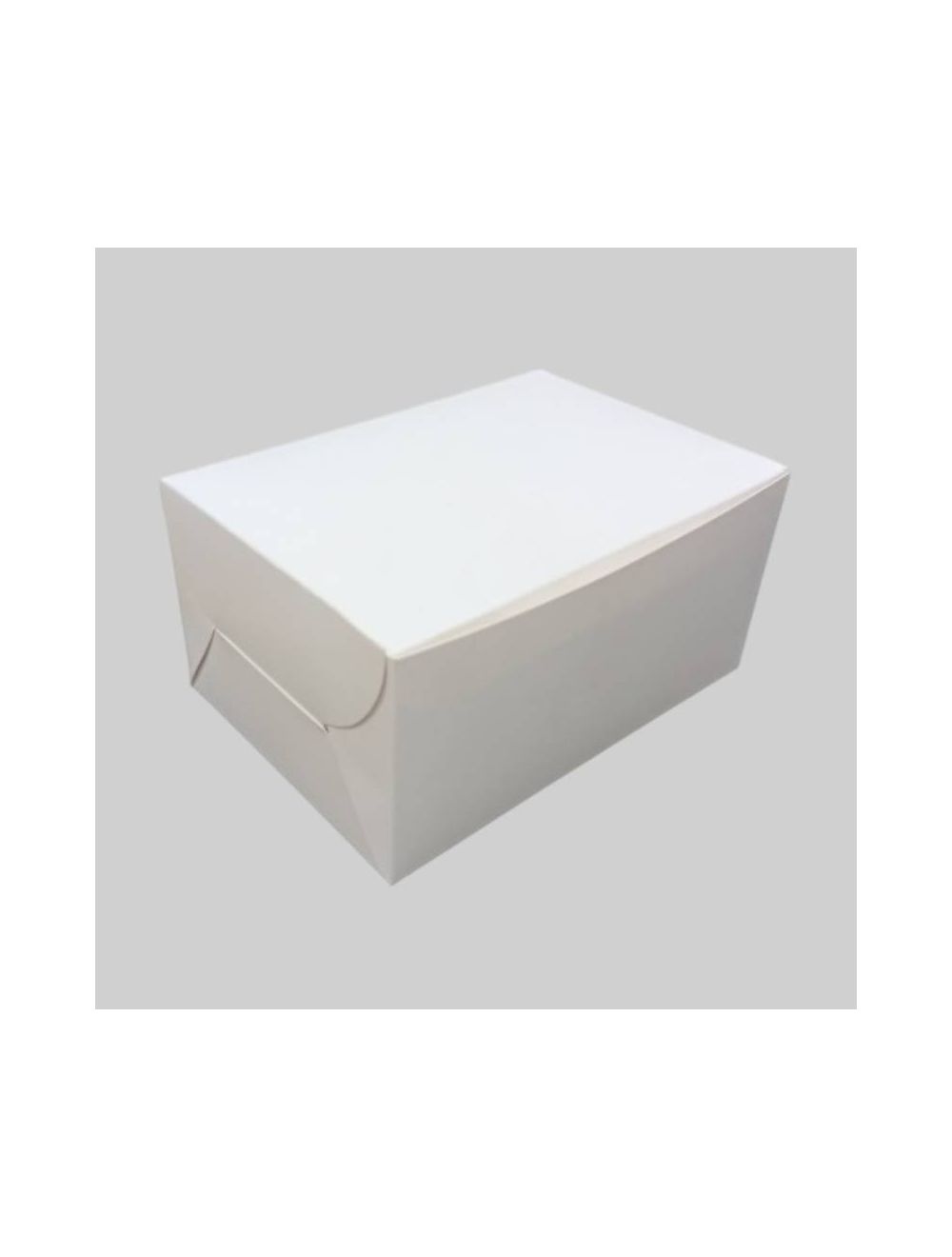 White 7"x5"x3.5" Confectionery & Snack Box