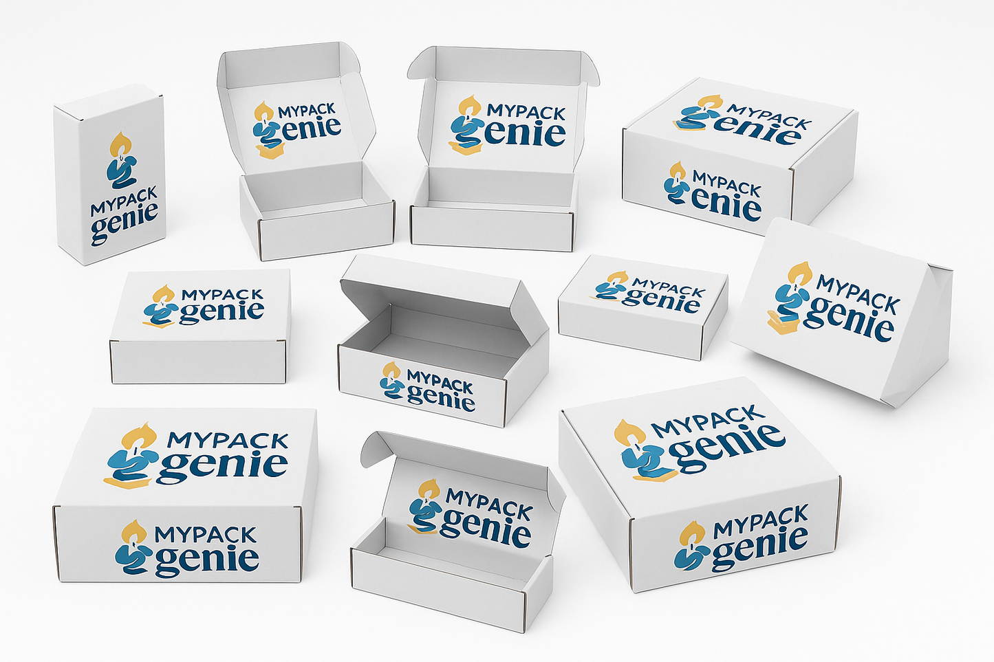 White 7"x5"x3.5" Confectionery & Snack Box