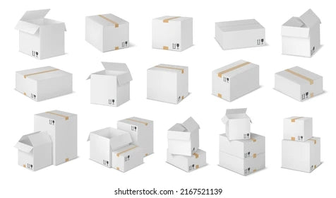 White 7"x5"x3.5" Confectionery & Snack Box